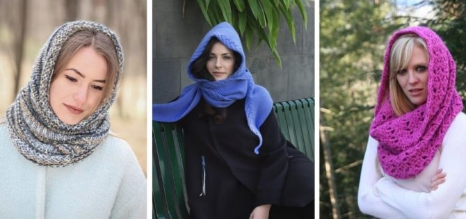 Как красиво носить снуд на голове: тепло и стильно